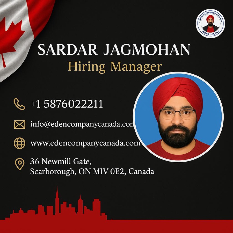 Jagmohan Singh HR Manager of Maple Leaf Company Canada