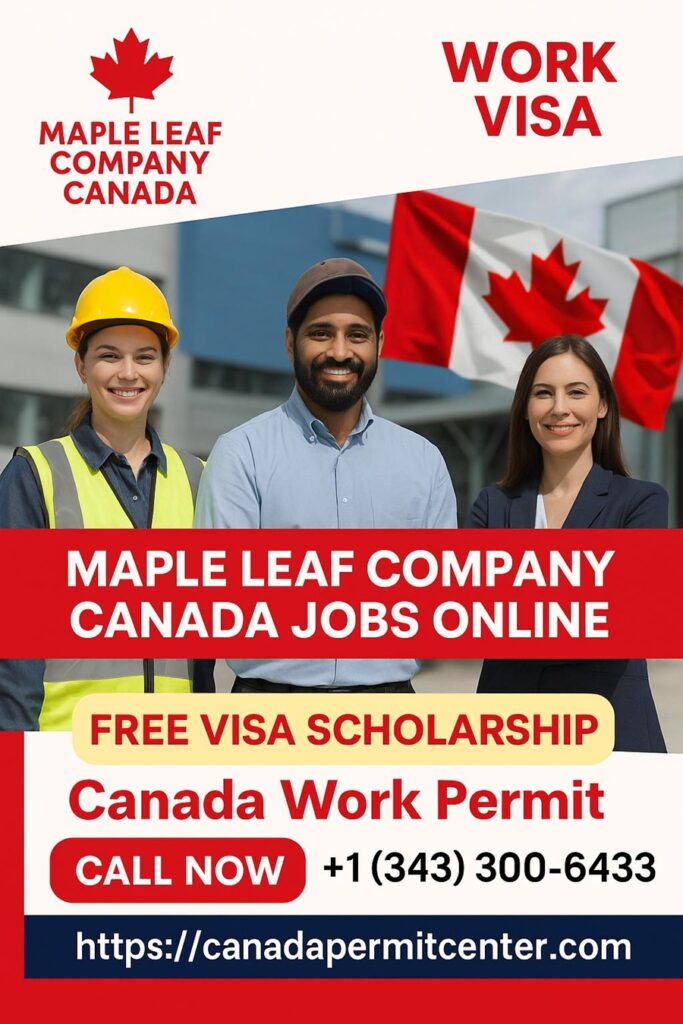 Maple Leaf Company Canada Jobs online