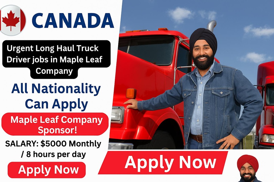 Truck Driving Jobs in Canada in Maple leaf company